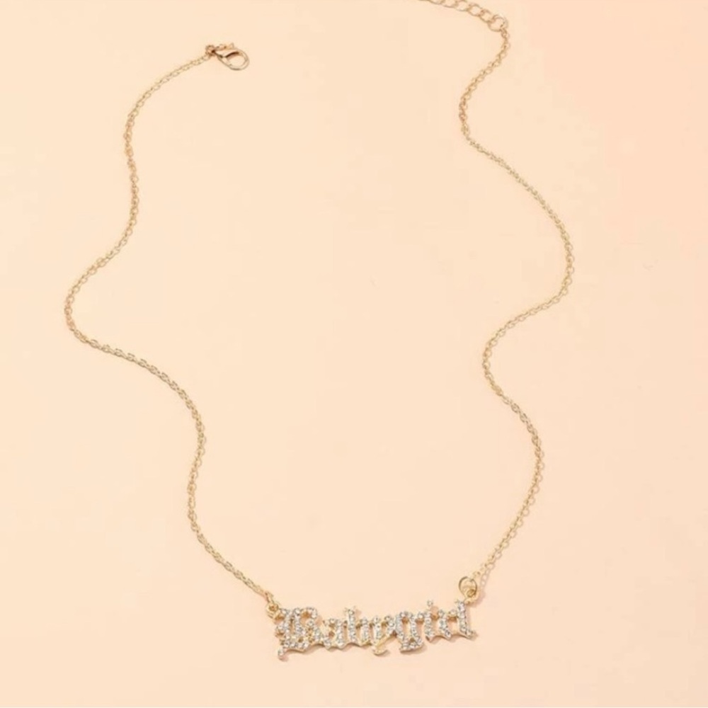 SHEIN Gold and Silver babygirl  Necklace